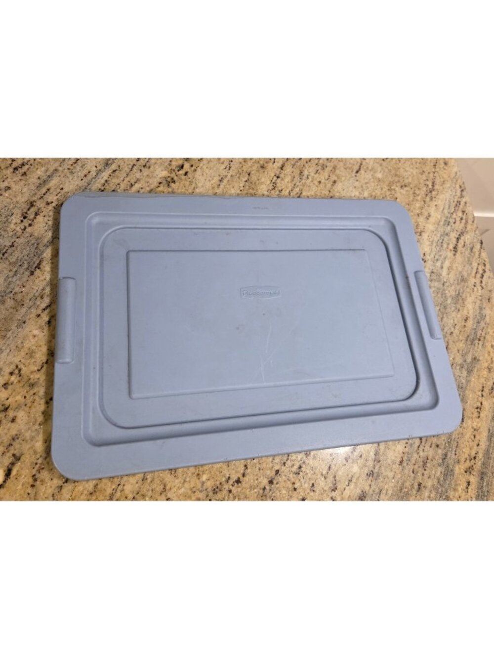 Vintage Rubbermaid STORAGE BOX LID ONLY 0136 (Match 0135) BLUE Lid 16 x 11.